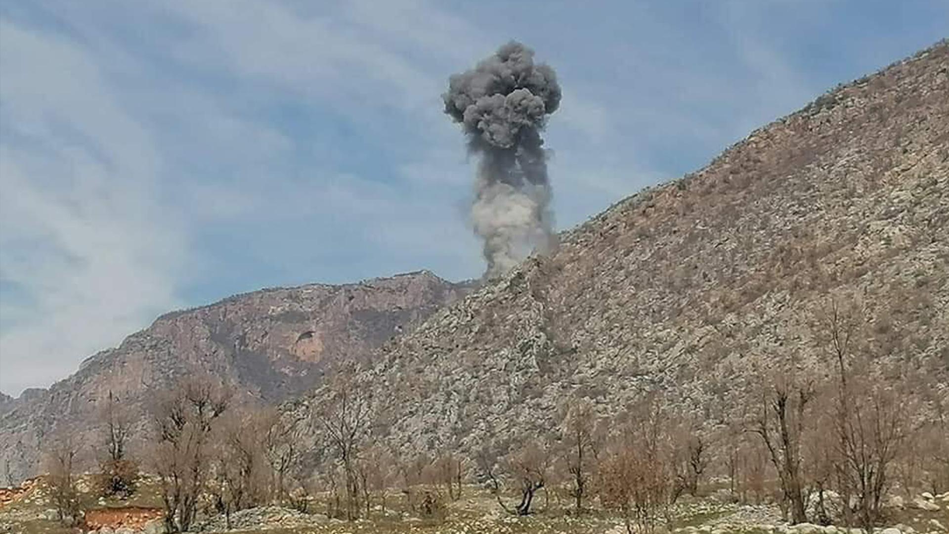 تورکیا سێ رۆژە دەستیکردوەتەوە بە بۆردومانکردنی ھەرێمی کوردستان