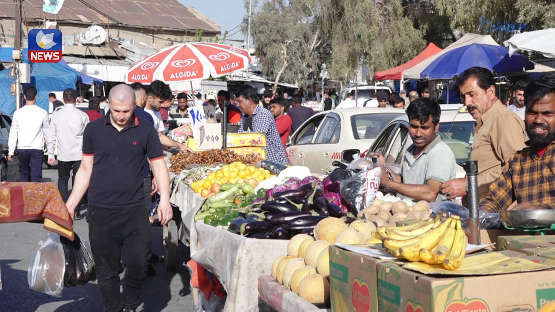دابەشنەکردنی مووچە و گرانی نرخ ھاووڵاتیان و کاسبکارانی ھەولێری نیگەران کردووە