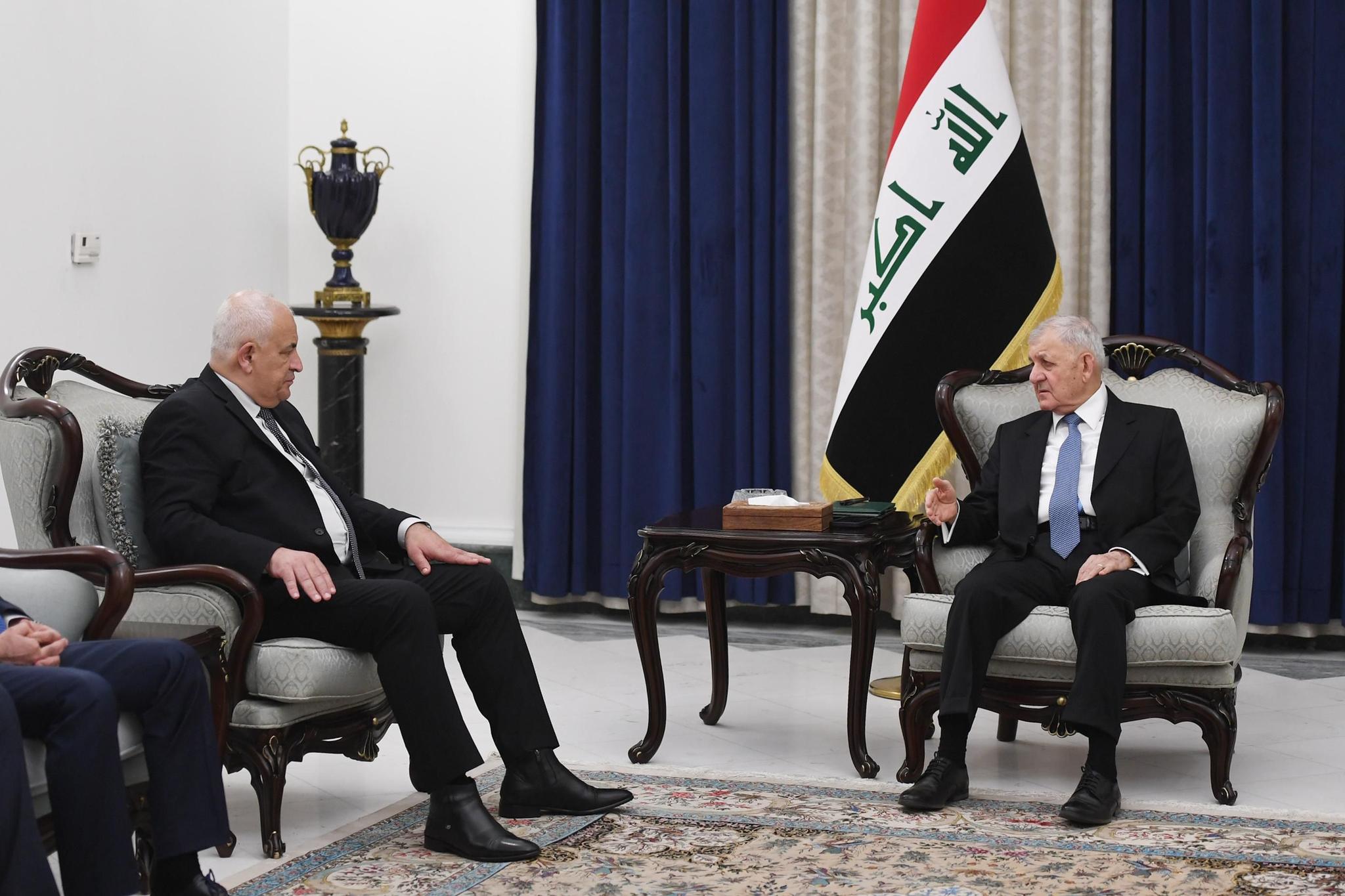 رئيس الجمهورية يجدد موقف العراق المساند لحق الشعب الفلسطيني في إنشاء دولته