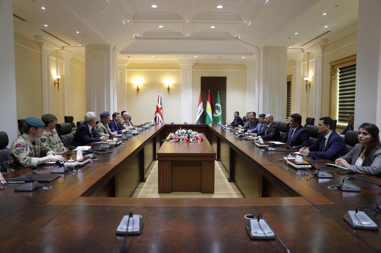 ناوەڕۆکی کۆبوونەوەی ھاوسەرۆکانی یەکێتی و وەفدی باڵای بەریتانیا