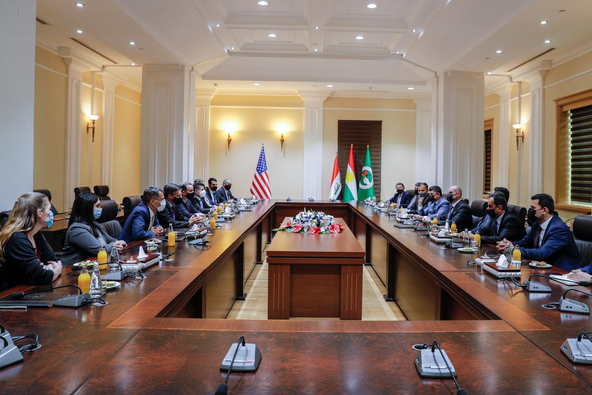 ناوەڕۆکی کۆبوونەوەی ھاوسەرۆکانی یەکێتی لەگەڵ برێت مەکگۆرک