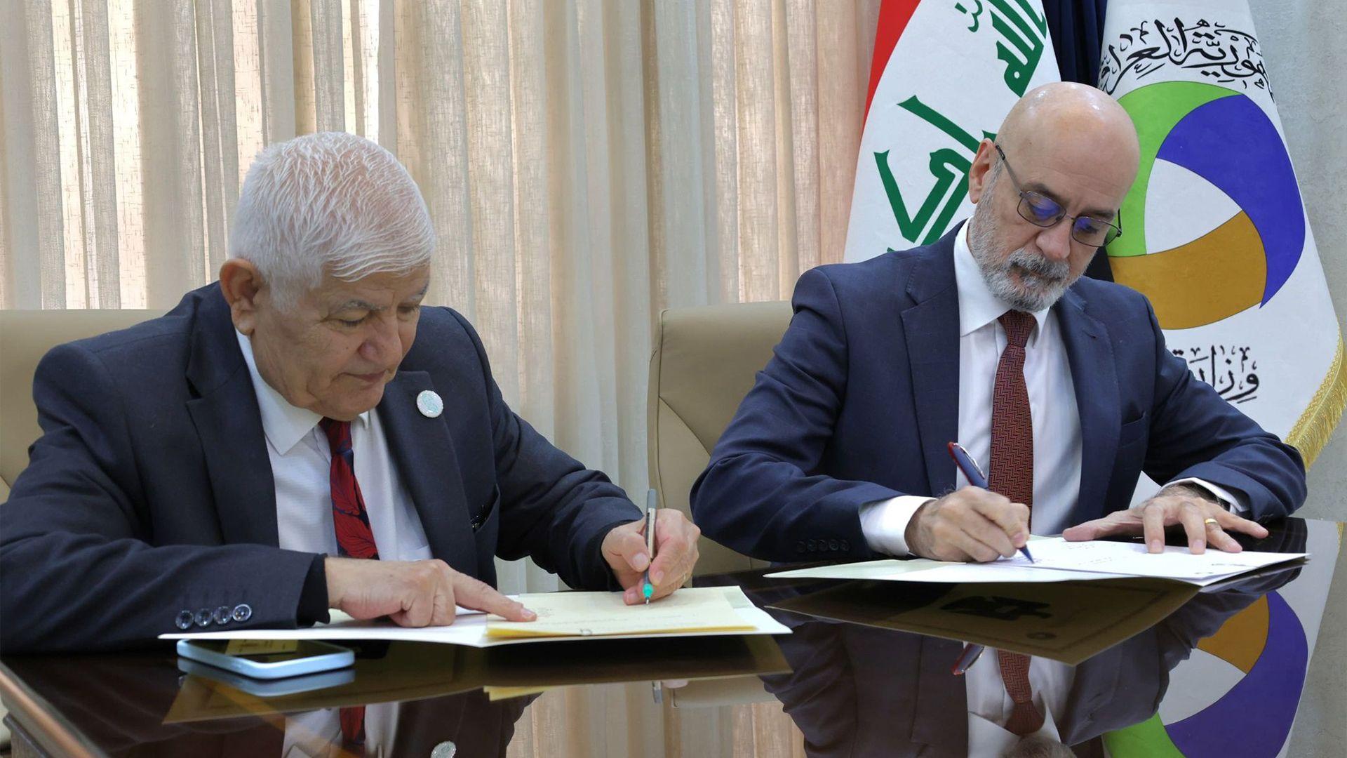 دامەزراوەی سەرۆک جەلال تاڵەبانی و وەزارەتی ژینگەی عێراق یاداشتنامەی لێکتێگەیشتن ئیمزا دەکەن