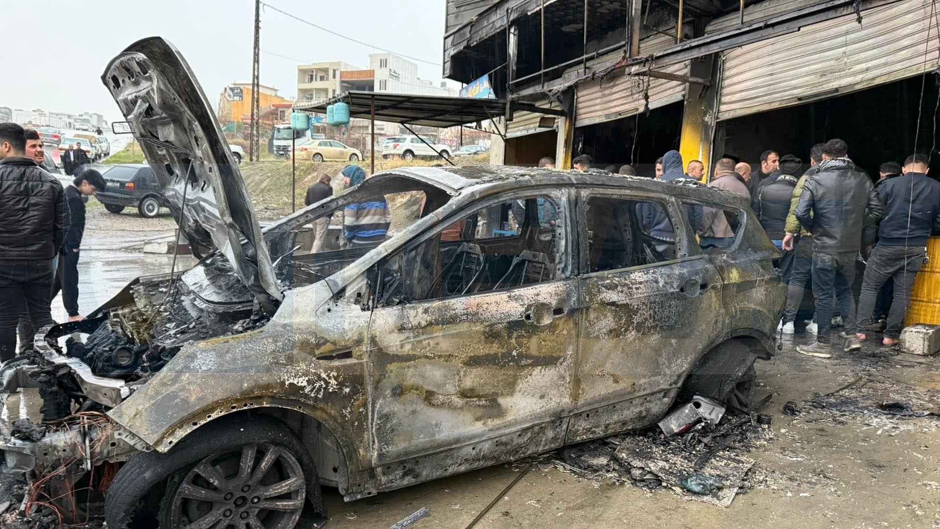 ئاگرێک لە شاری سلێمانی کەوتەوە 