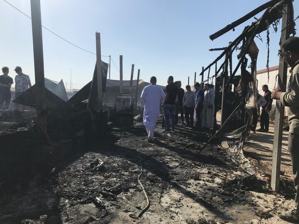 بۆ جاری دووەم ئاگر لە کەمپی شاریا کەوتەوە