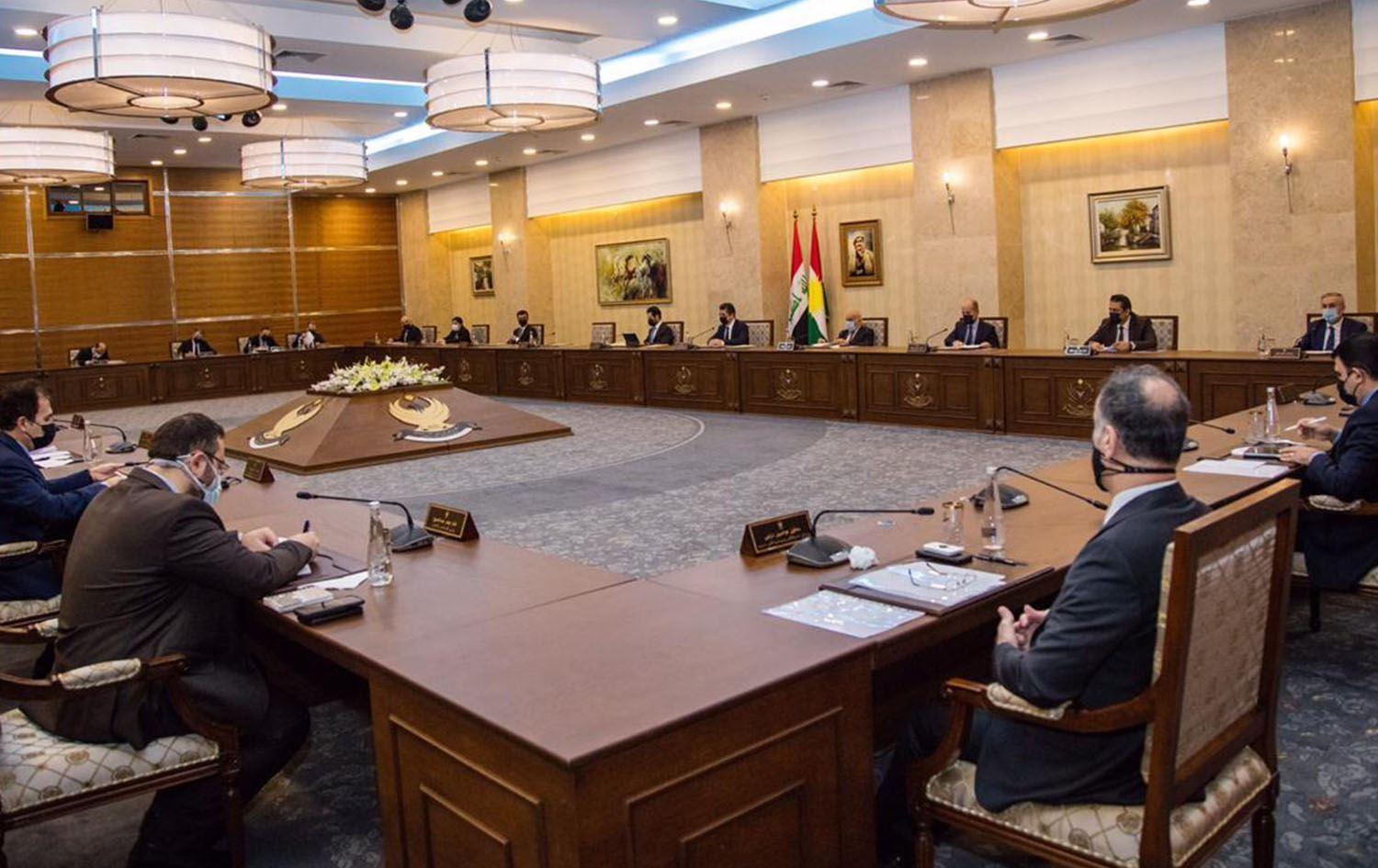 ئەمڕۆ ئەنجوومەنی وەزیران کۆدەبێتەوە و ٤ تەوەر تاوتوێ دەکات