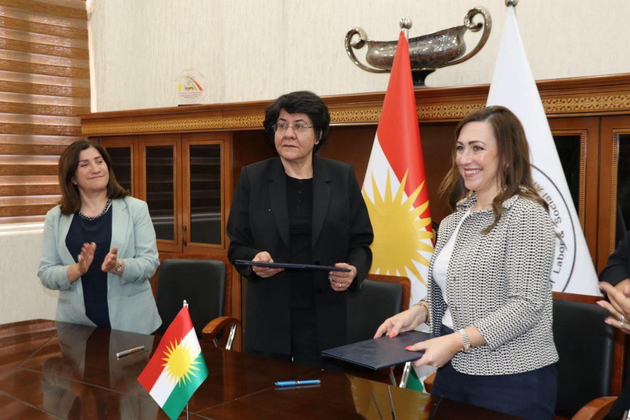 Kurdistan region government helps NGO to assist vulnerable people ​
