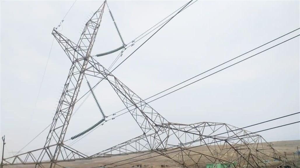 بورجێکی گواستنەوەی کارەبا لەناوچەی خان بەنی سەعدی بەعقوبە تەقێنرایەوە