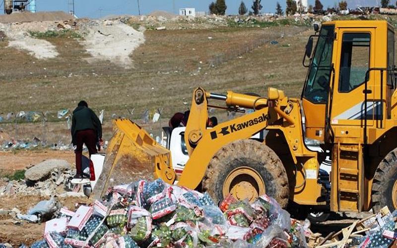 لە سلێمانی ١٧١ تۆن خواردن و کاڵای بەسەرچوو لەناوبران
