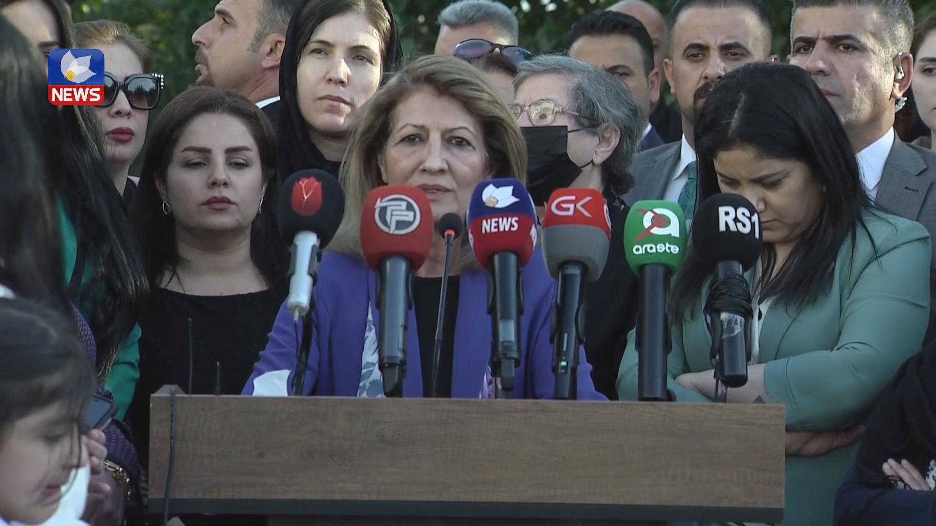 شاناز ئیبراھیم ئەحمەد لەگەڵ ژنانی سنوری مەڵبەندی سلێمانی کۆبووەوە