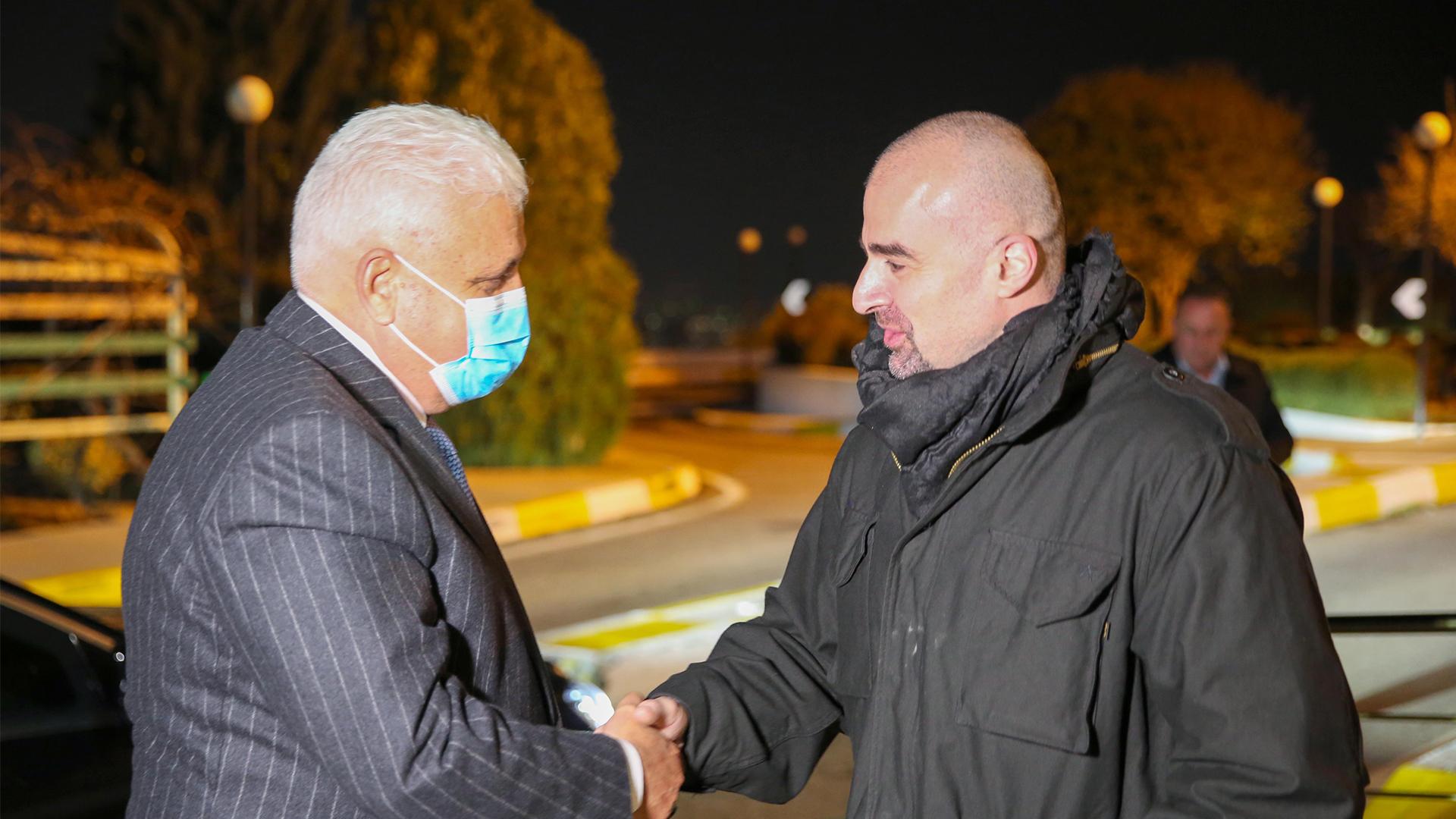 بافڵ جەلال تاڵەبانی لە دەباشان پێشوازیکرد لە فالح فەیاز