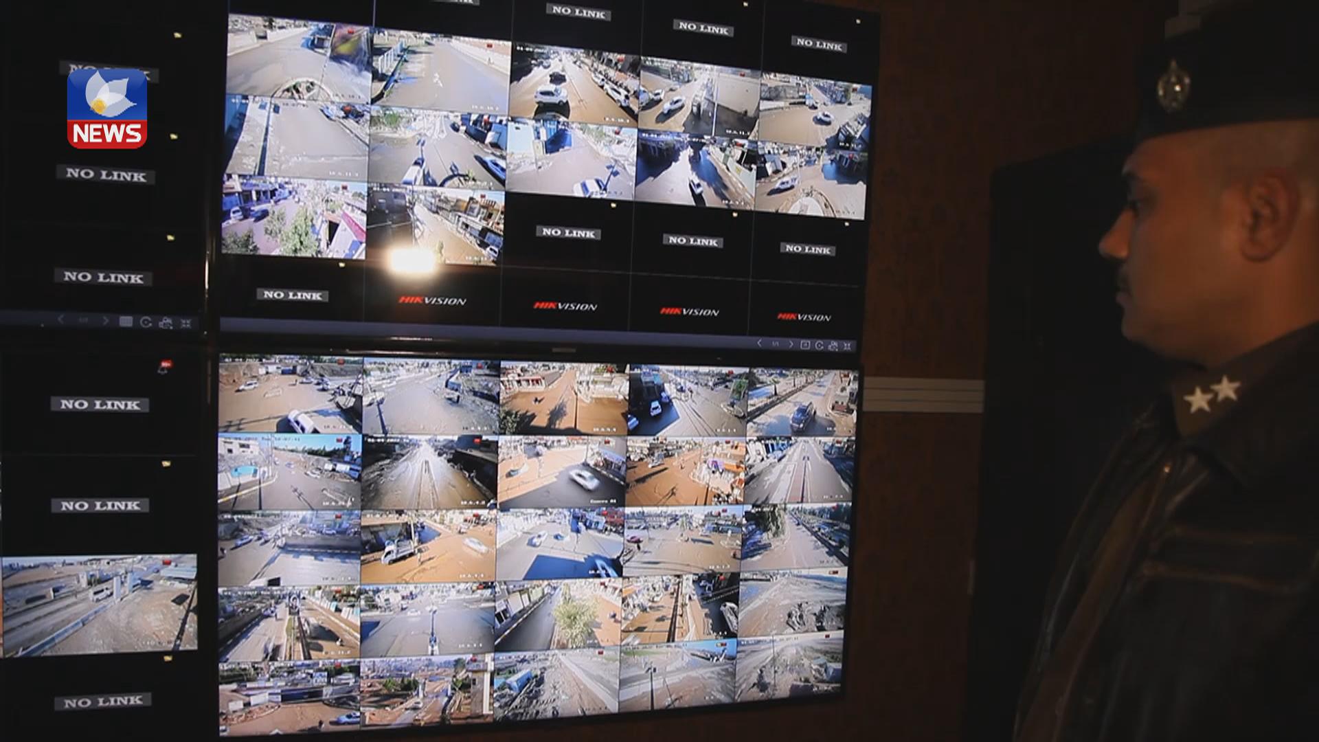 پۆلیسی خورماتوو لە ڕێگای ٢٤ کامێراوە چاودێری شارەکە دەکات