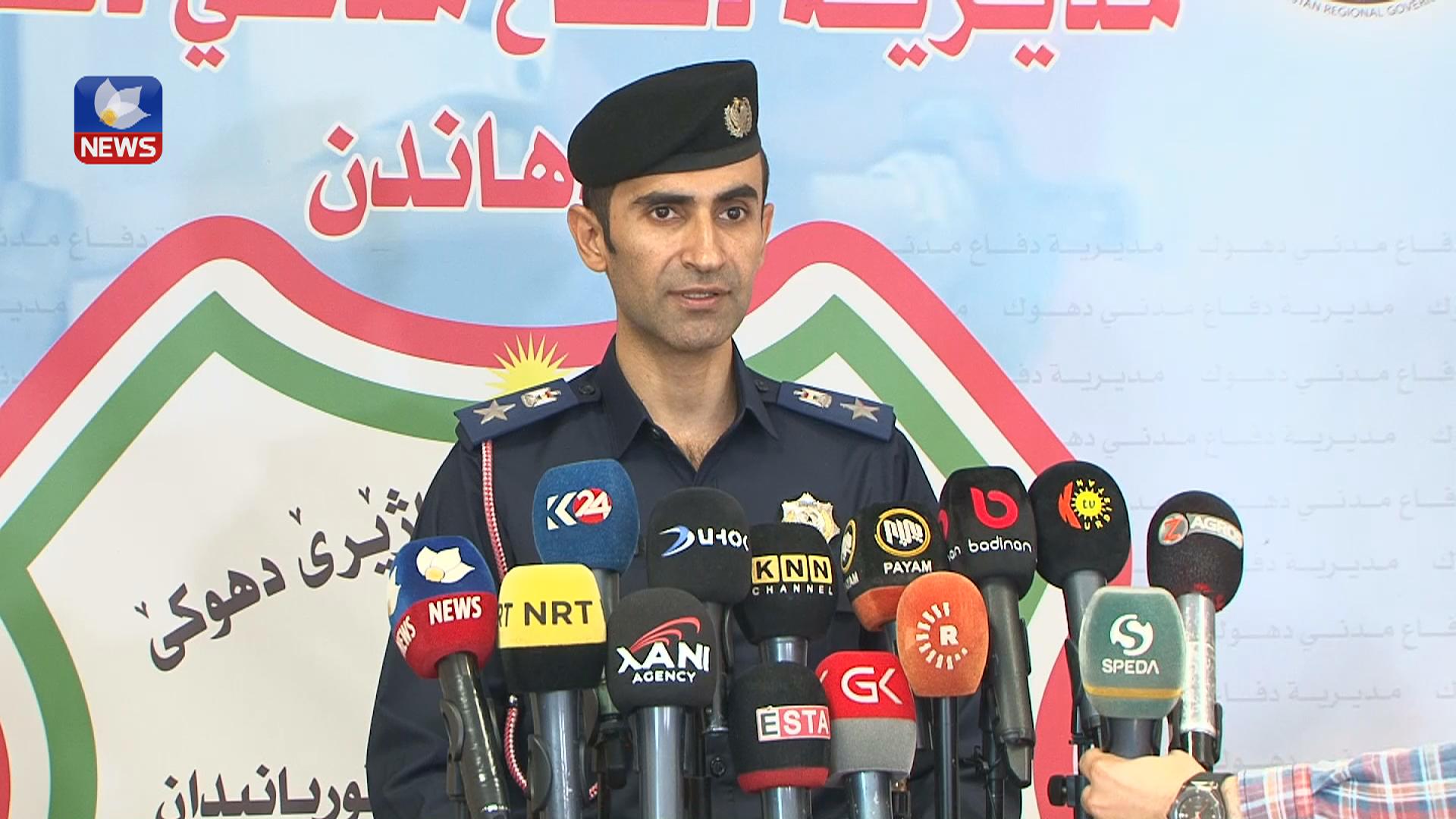 ساڵی ڕابردوو ٢٧٩٠ ڕووداوی خنکان و ئاگرکەوتنەوە لە دھۆک تۆمارکراوە