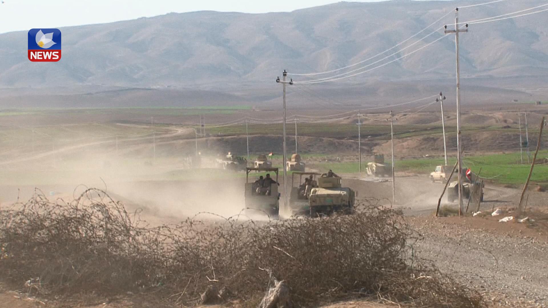 پێشمەرگە و سوپای عێراق چوونە ناو گوندی لهێبان 