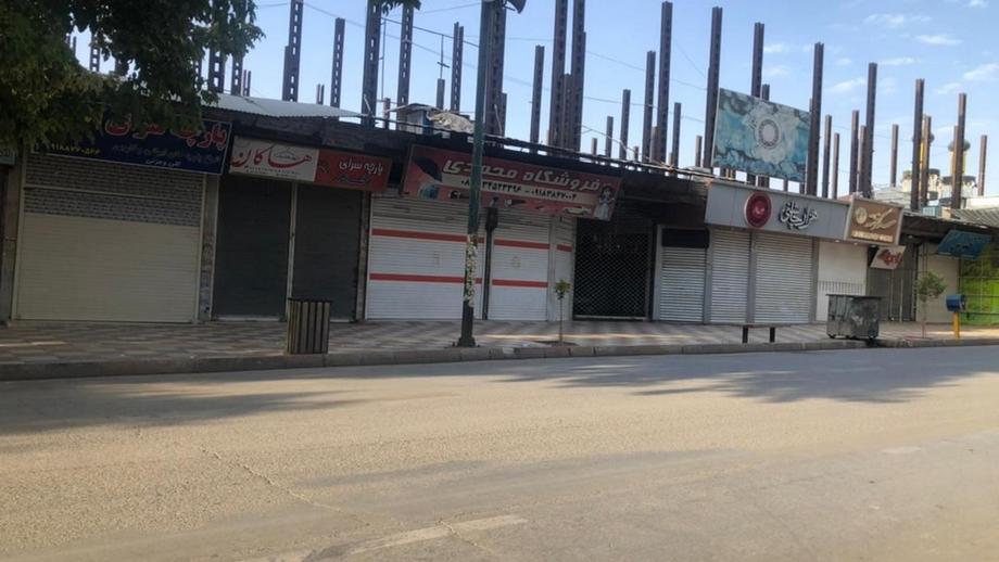 Iranians on general strike for second day