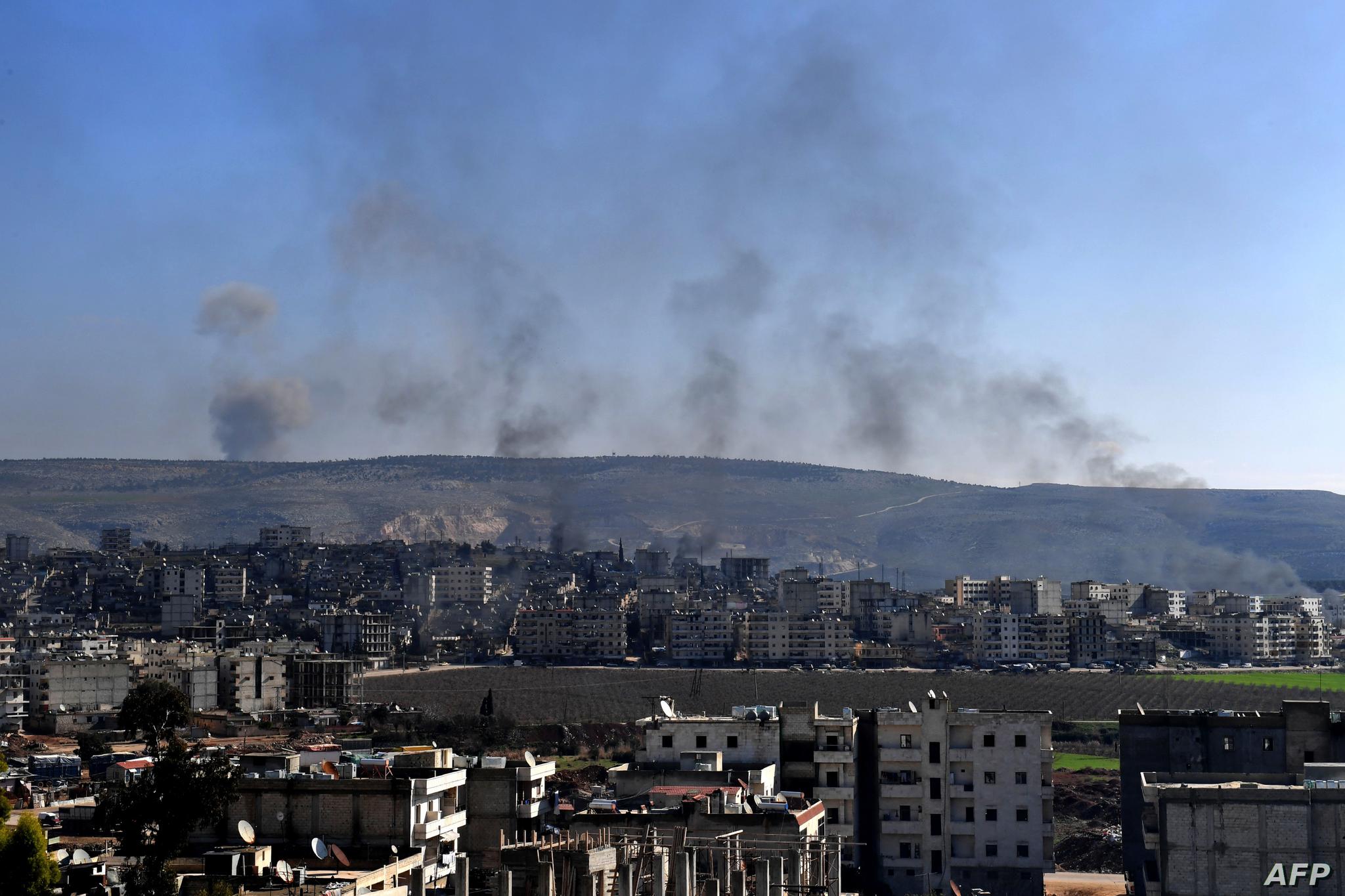 تورکیا گوندەکانی باکووری عەفرینی تۆپباران کرد