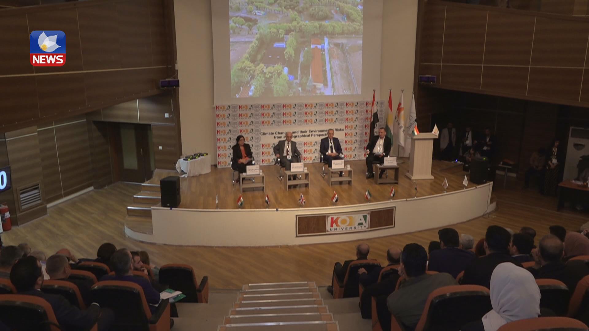  کۆنفرانسێک لەسەر گۆڕانکارییەکانی کەشوھەوا و پیسبوونی ژینگە لە کۆیە بەڕێوەچوو