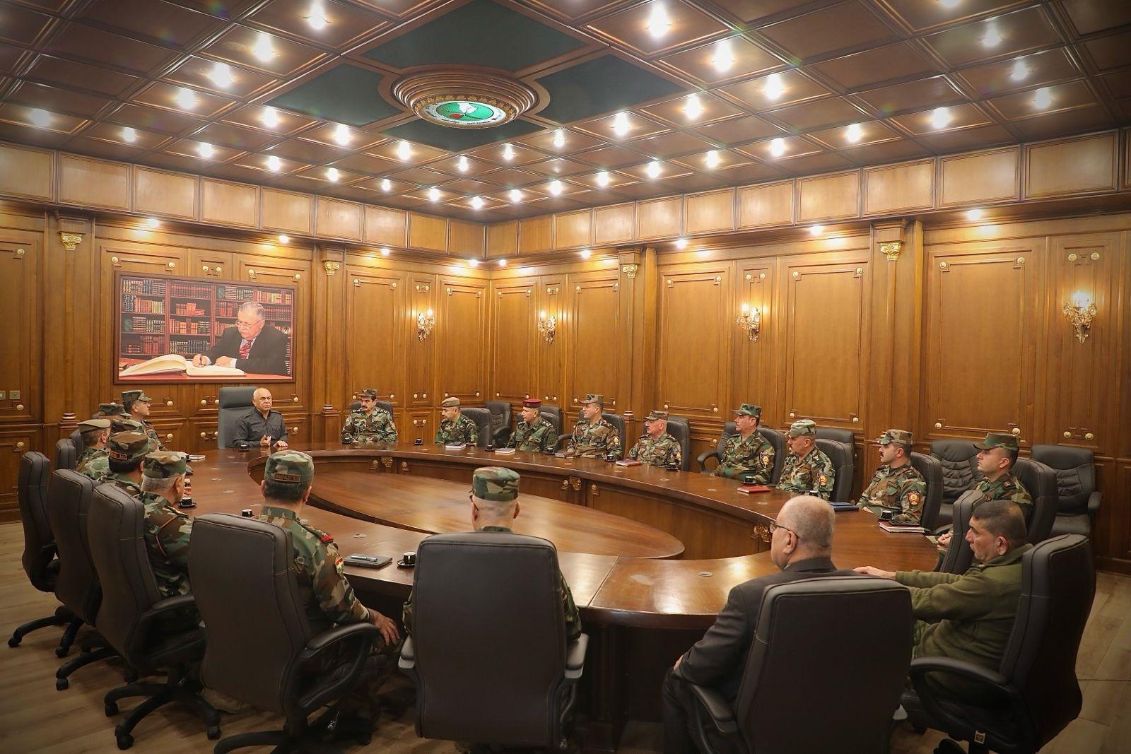 شێخ جەعفەر لەگەڵ فەرماندەی فیرقەی دووی ھێزی پێشمەرگەی کوردستان کۆبووەوە