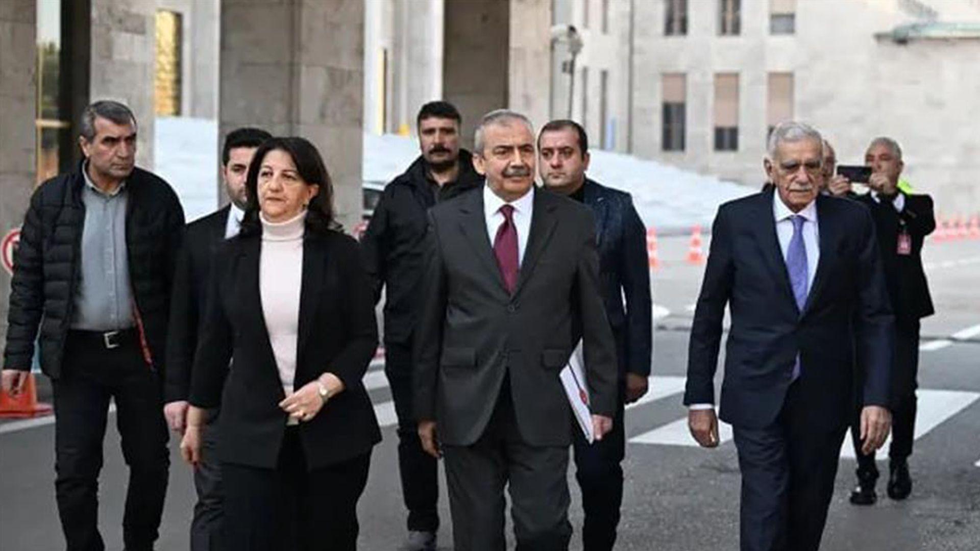  وەفدی ئیمراڵی دەم پارتی لەگەڵ وەزیر داد و سەرۆكی پەرلەمانی توركیا كۆدەبێتەوە