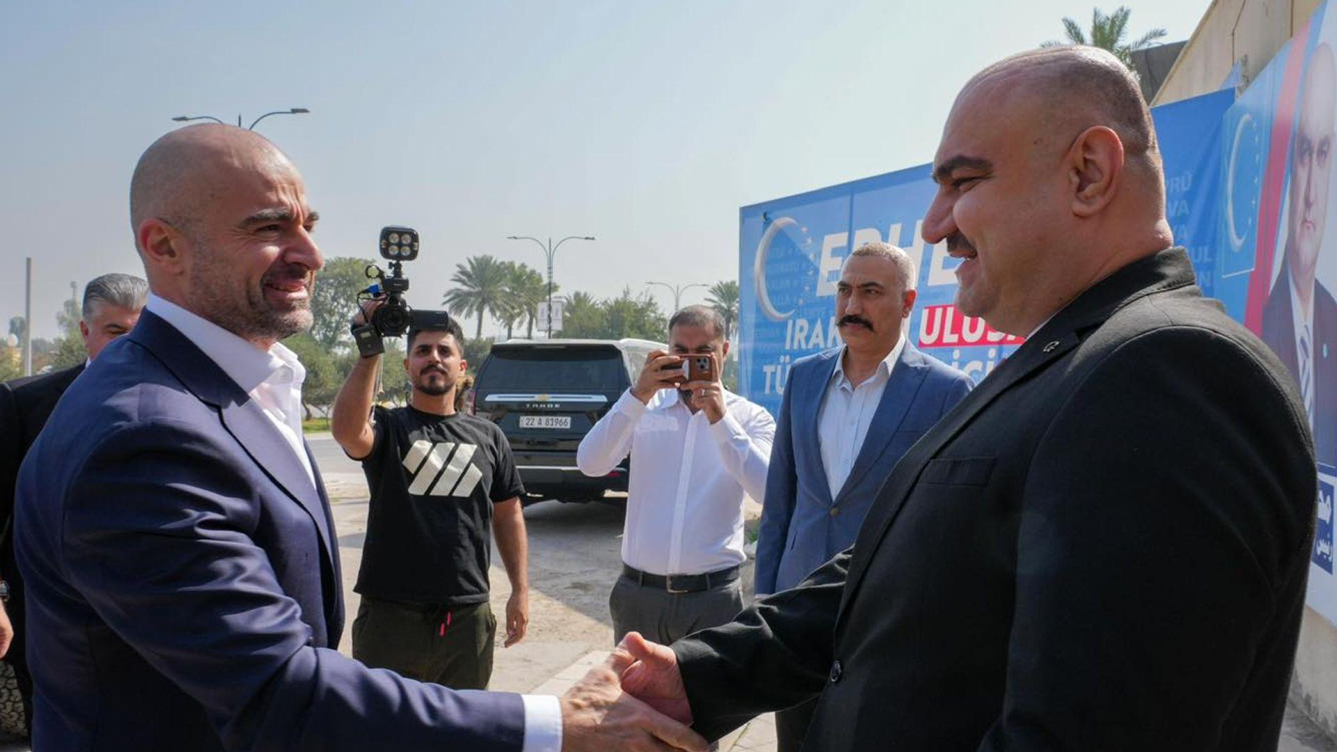  بافڵ جەلال تاڵەبانی ومحەمەد سەمعان ئاغا لە بەغداد کۆونەوە