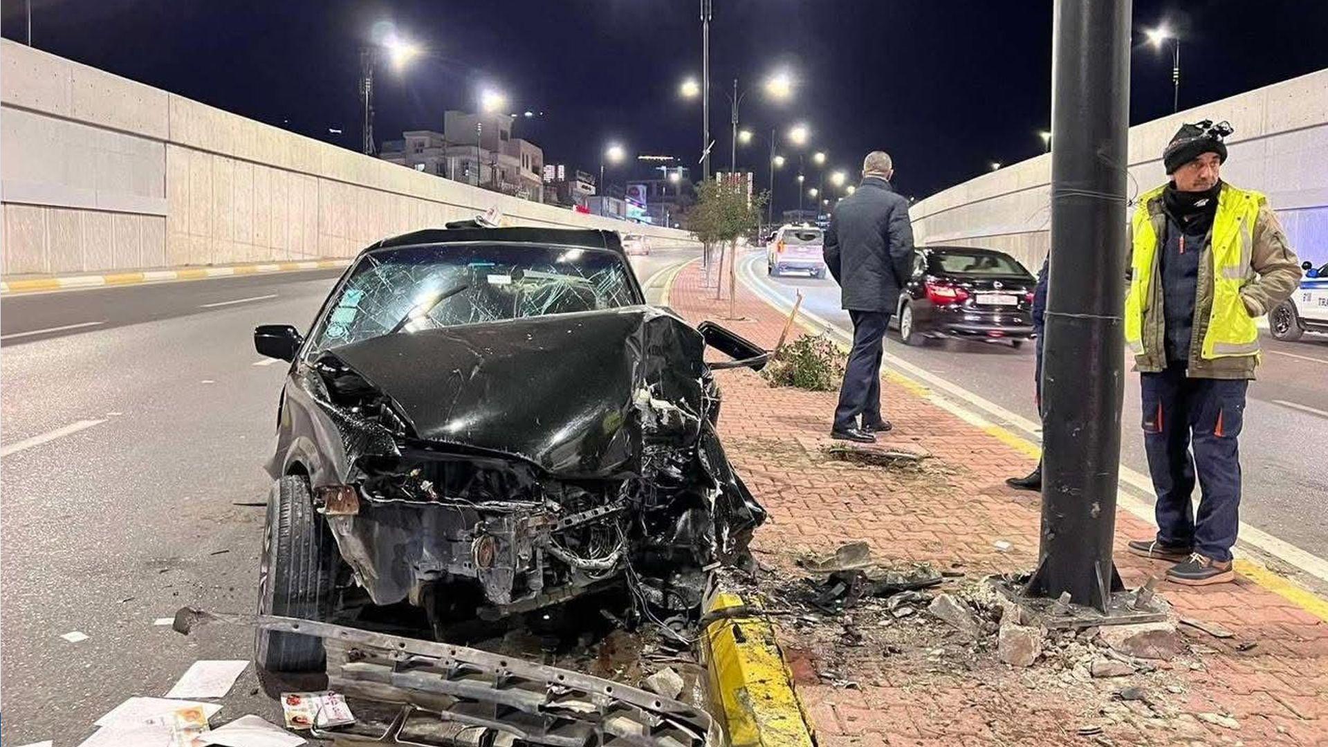 بەهۆی روداوێکی هاتوچۆوە لە شەقامی بازنەیی مەلیک مەحمود کەسێک گیانی لەدەستدا