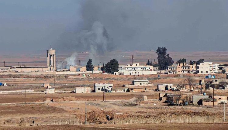 سوپای توركیا دەوروبەری تلتەمری لە سنوری كانتۆنی جزیرە تۆپبارانكرد 
