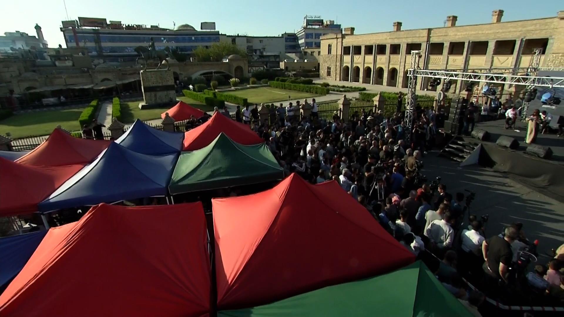 لەیادی 91 ساڵەی خۆپیشاندانەكەی بەردەركی سەرای سلێمانی فێستیڤاڵێك رێكخرا