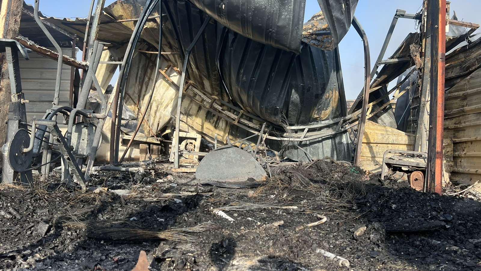 ئاگر لە کەمپی ھەرشەم لە ھەولێر کەوتەوە