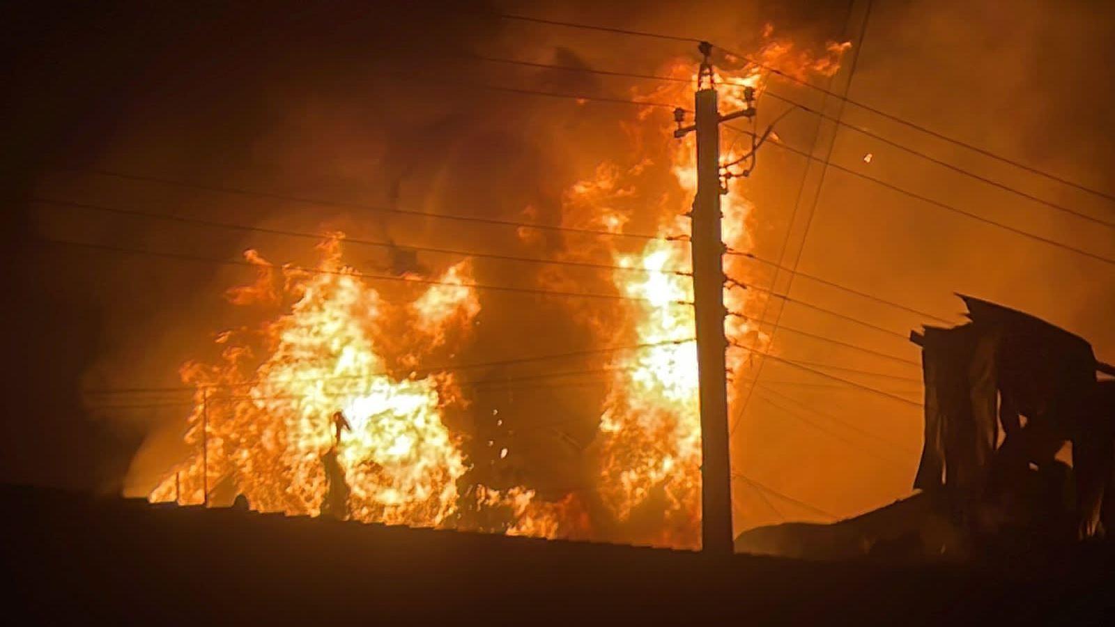 لە رووداوی ئاگرکەوتنەوەکەی ناوچەی وەزیریەی بەغداد ٣٢ کەس برینداربوون