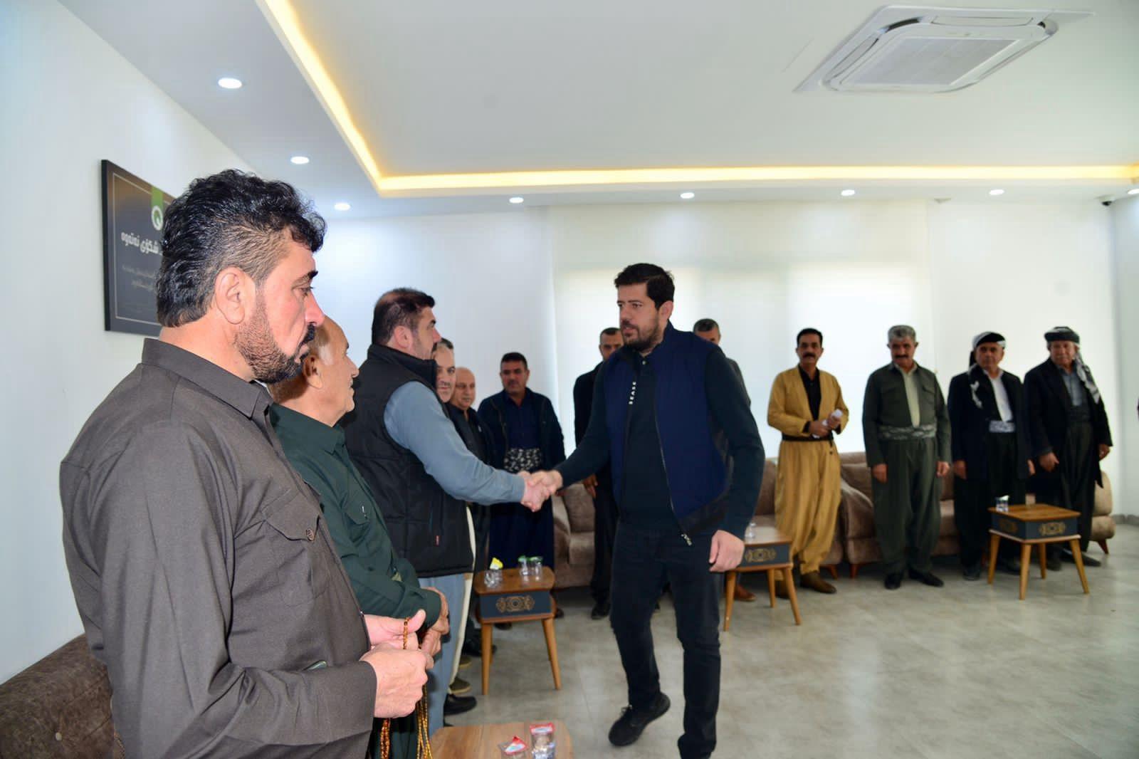 شاڵاو کۆسرەت رەسول لە چەمچەماڵ لەگەڵ چین و توێژە جیاوازەکان کۆدەبێتەوە