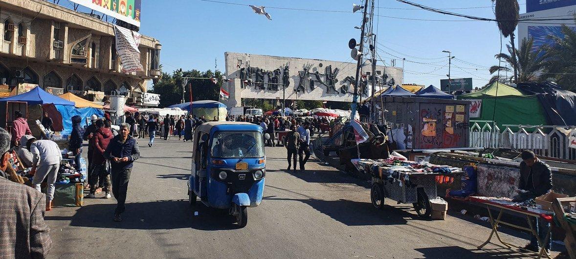 دوو بۆمب لەناو بازاڕێکی میللی بەغداد پوچەڵکرانەوە