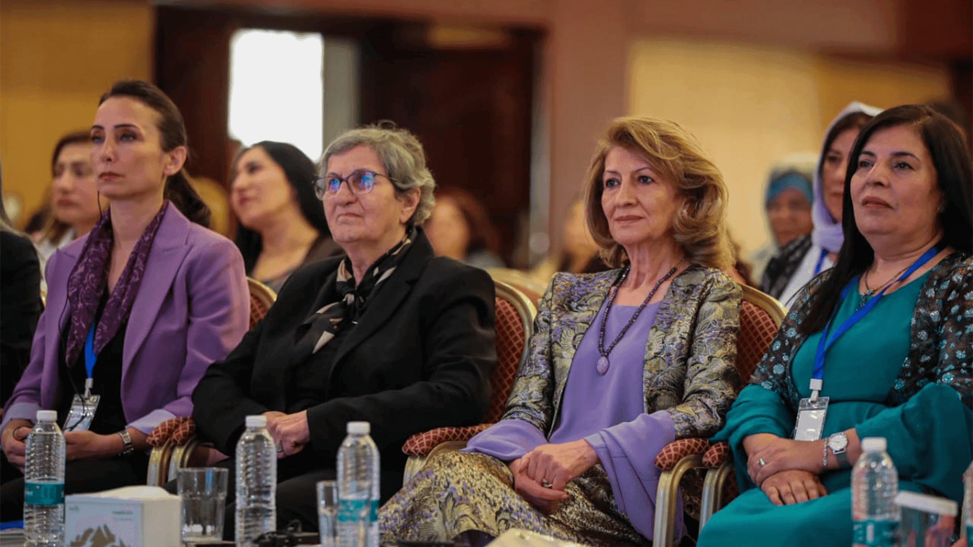 خانمی یەکەمی عیراق بەشداری لەیەکەمین کۆنفرانسی هاوپەیمانی نەدا دەکات