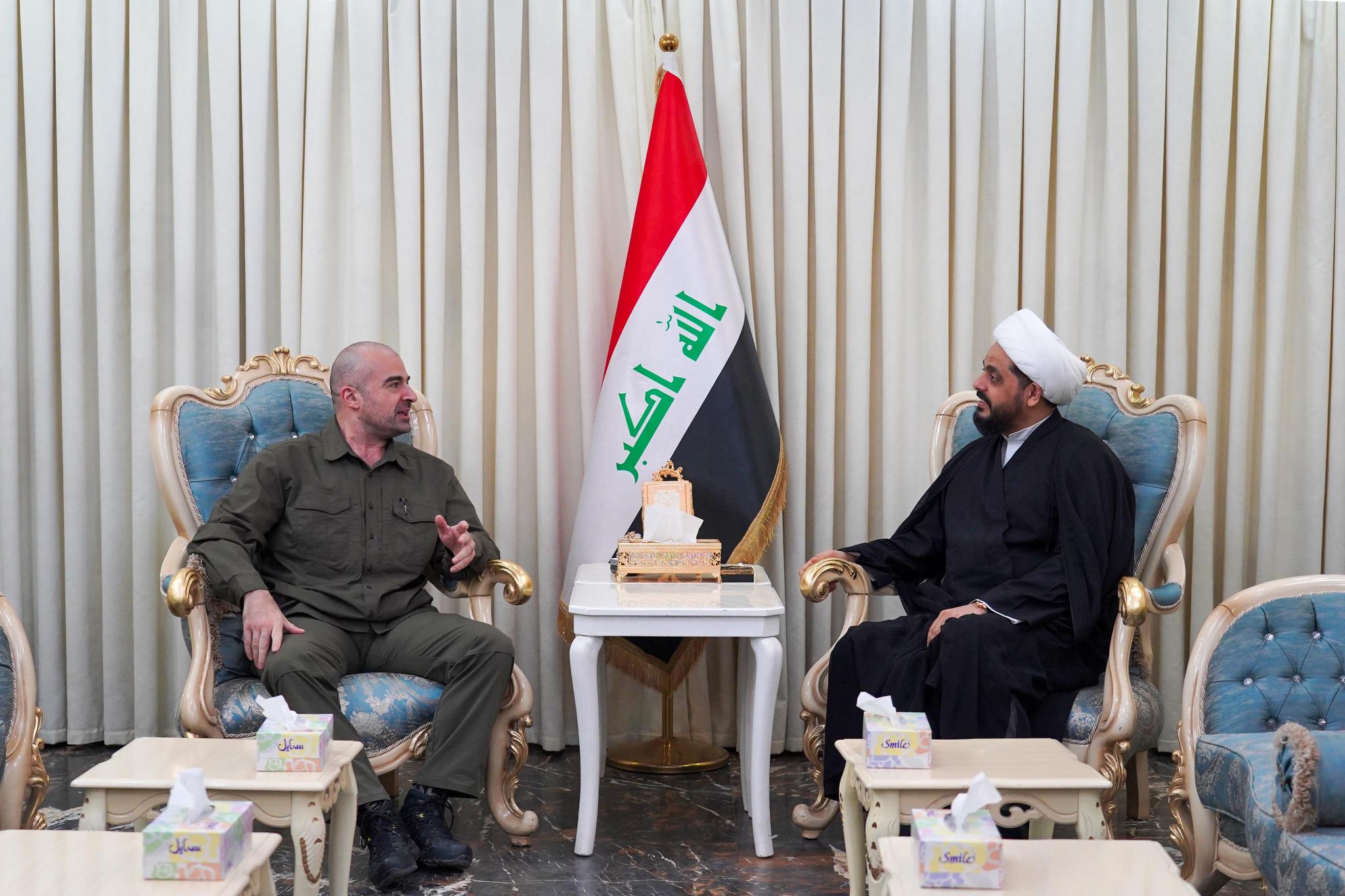 سەرۆک بافڵ جەلال تاڵەبانی و قەیس خەز عەلی کۆبوونەوە