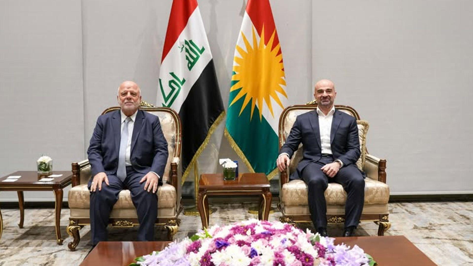 بافڵ تاڵەبانی لەگەڵ حەیدەر عەبادی کۆبووەوە