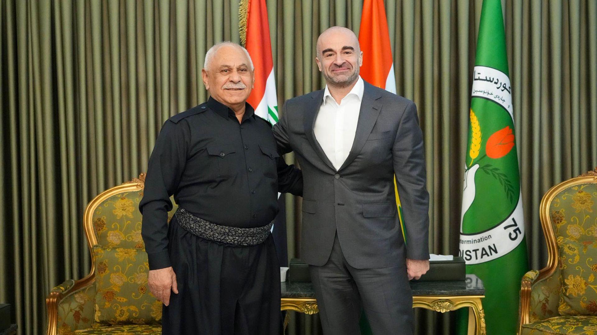 بافڵ جەلال تاڵەبانی و شێخ جەعفەر شێخ مستەفا کۆبوونەوە