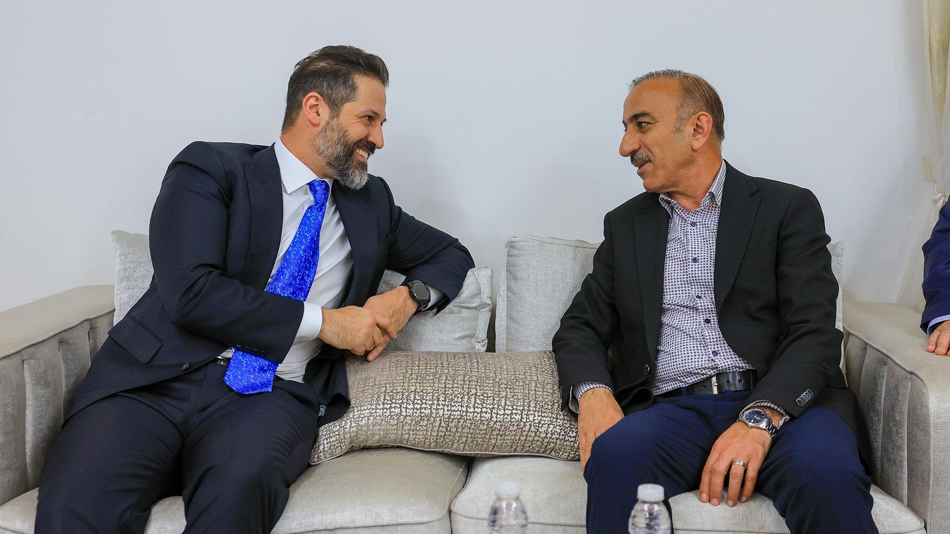 قوباد تاڵەبانی سەردانی زیاد جەباری کرد