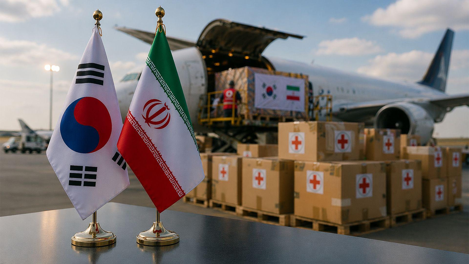 كۆریای باشوور 500 هەزار دۆلار وەك هاوكاریی مرۆیی پێشكەشی ئێران دەكات