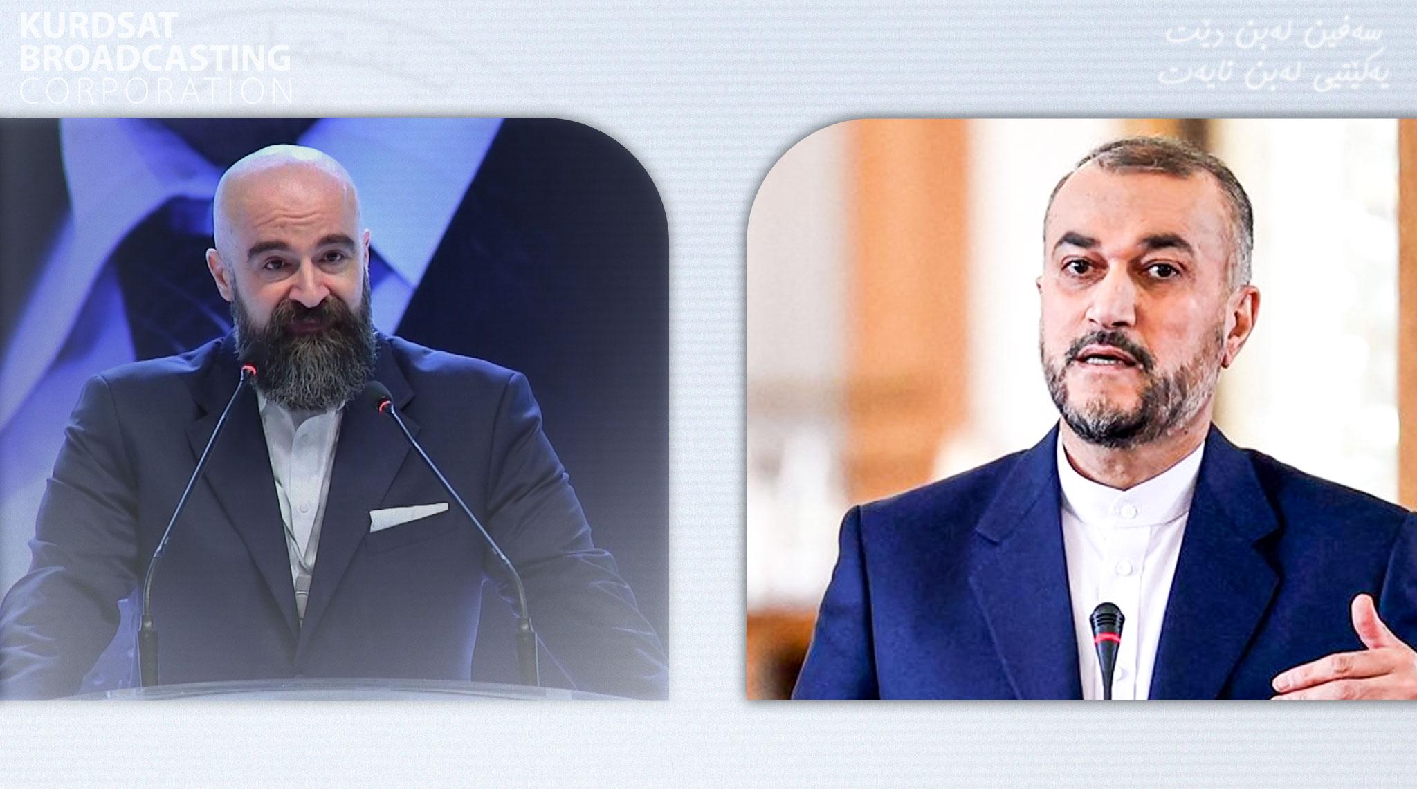 وەزیری دەرەوەی ئێران پەیامێکی پیرۆزبایی ئاڕاستەی سەرۆکی یەکێتی دەکات 