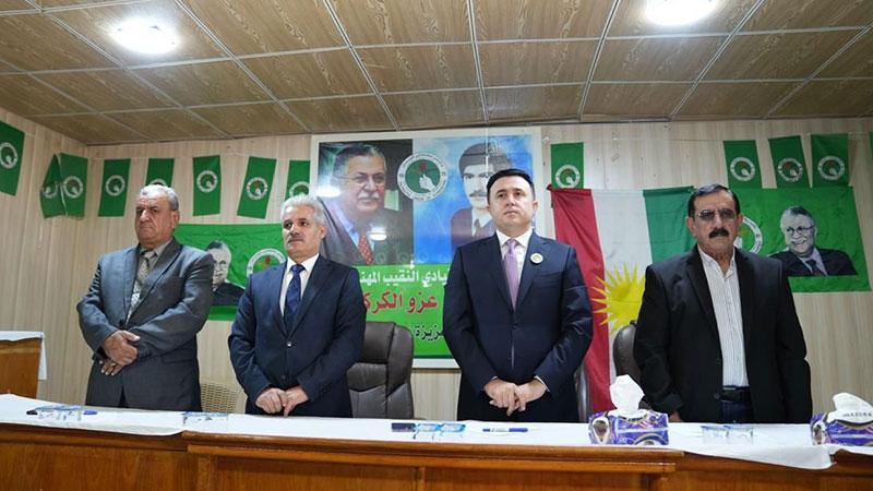 وەفدێکی یەکێتی سەردانی رۆژئاوای دیجلە کرد و ئەندام و لایانگرانی بەسەرکردەوە