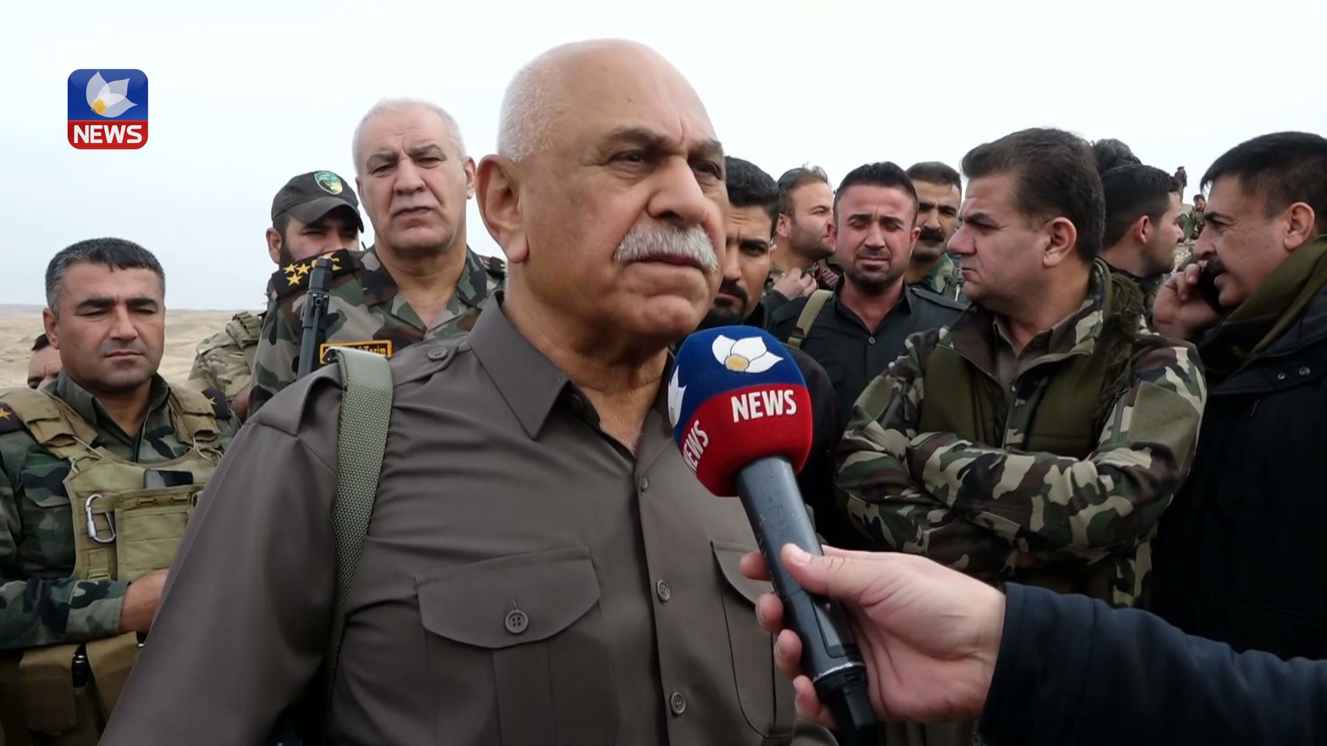 جەعفەر شێخ مستەفا: چاومان لەسەر داعشە و ناهێڵین ببنە مەترسی لەسەر هاوڵاتیان