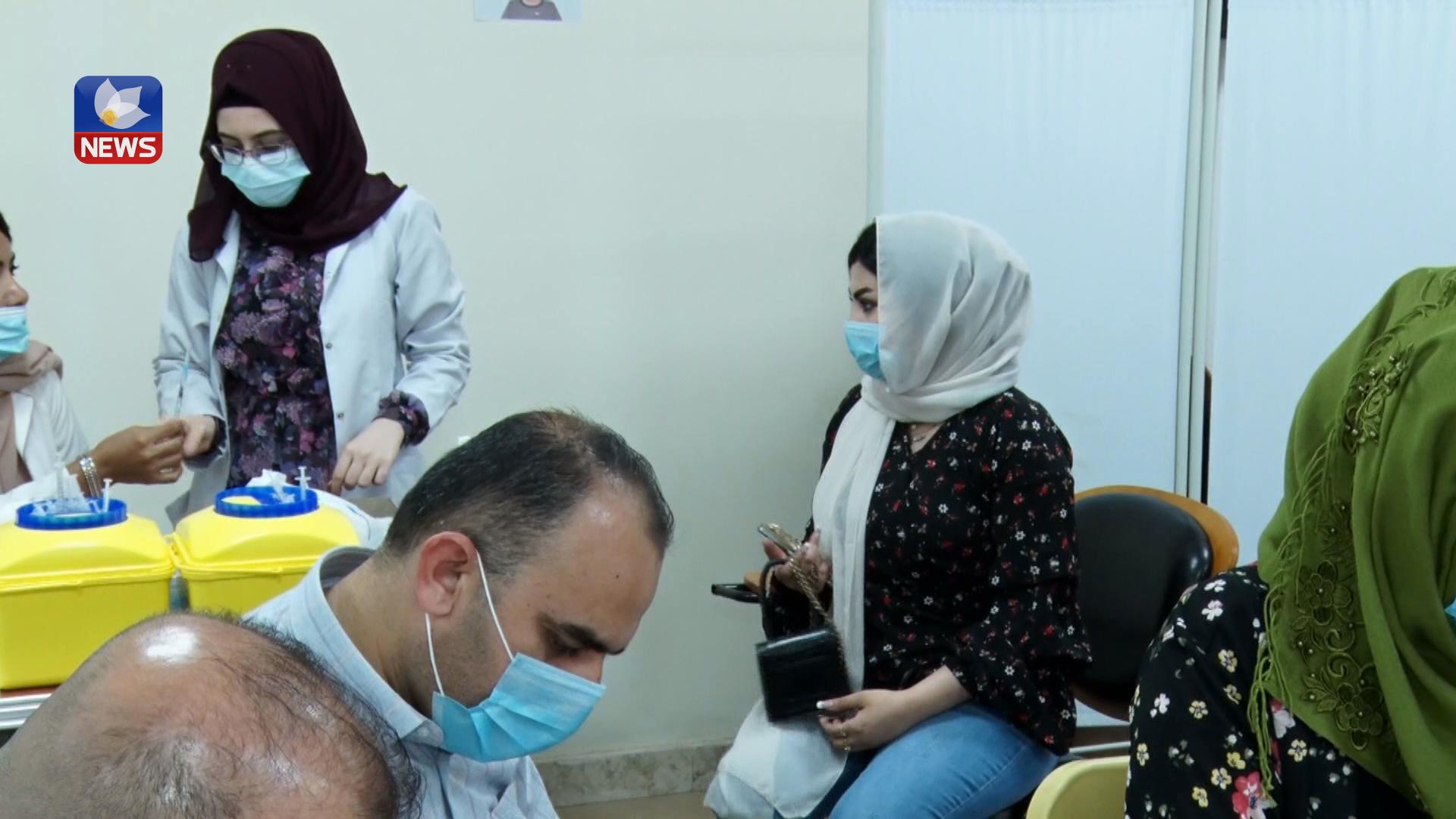 تەندروستی کەرکوک: لەم ھەفتەیەدا ٣٧ ھاوڵاتی ژەمی سێیەمی ڤاکسینیان وەرگرتووە