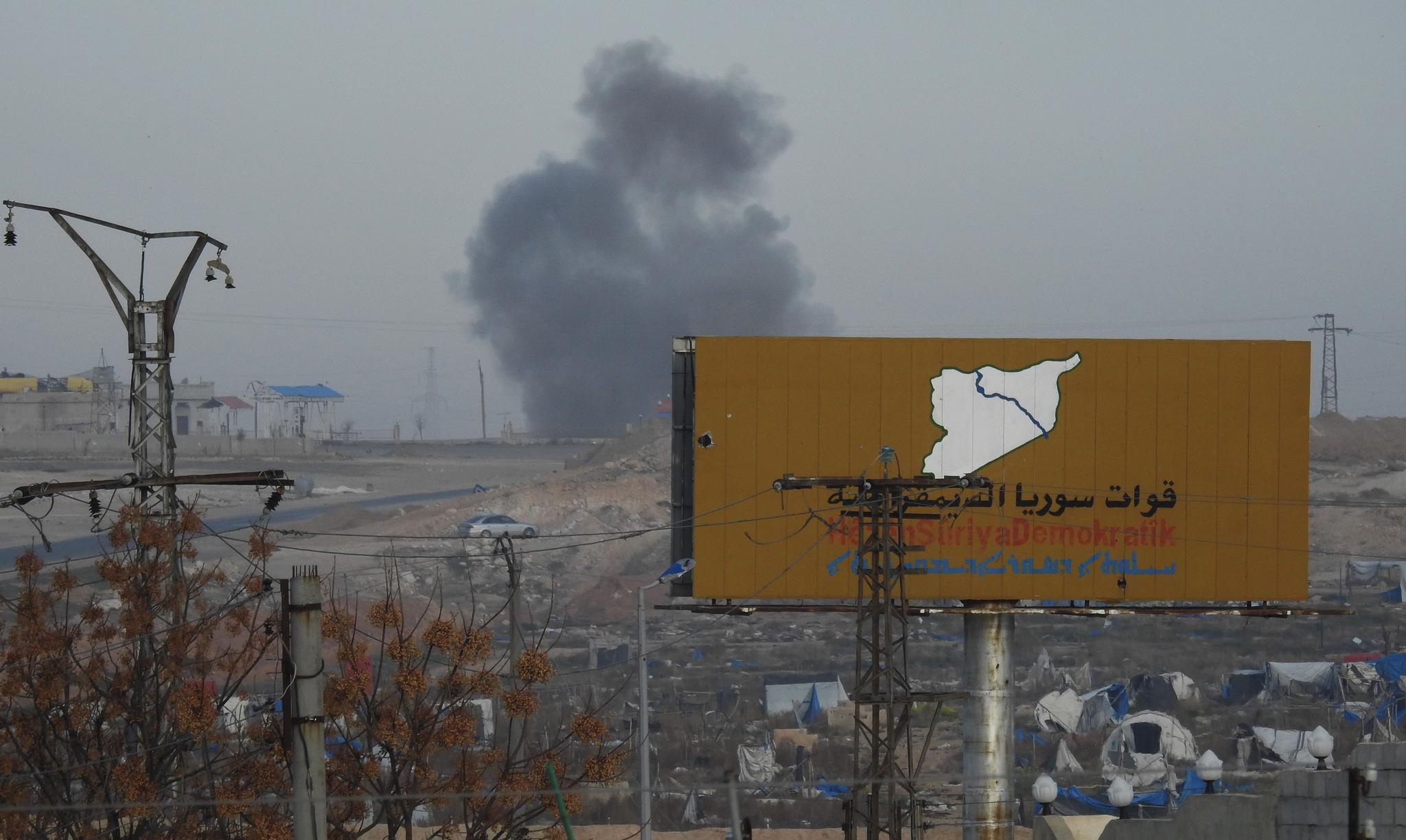 سوپای تورکیا چەند گوندێکی سەر بە عەفرینی تۆپباران کرد