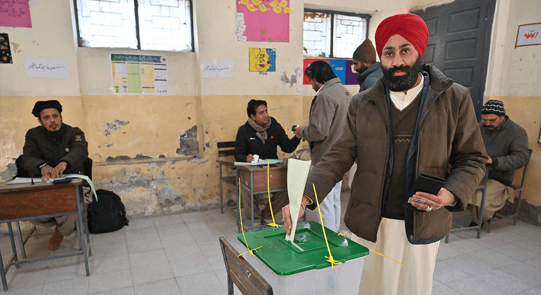 ھەڵبژاردنی پەرلەمان لە پاکستان دەستیپێکرد