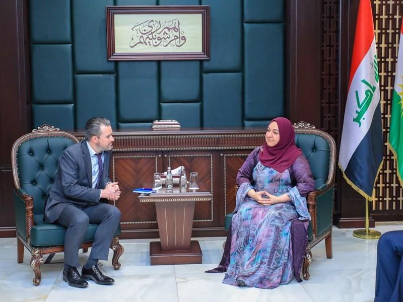 سەرۆکی پەرلەمانی کوردستان لەگەڵ باڵيۆزی نوێی کەنەدا کۆبۆوە