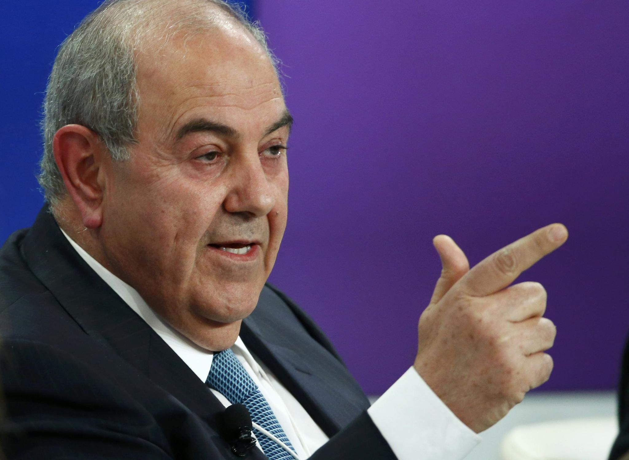 ئەیاد عەلاوی ئیدانەی ھێرشکردنە سەر فڕۆکەخانەی سلێمانی دەکات