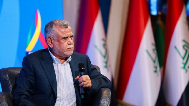 ھادی عامری ئیدانەی ھێرشەکەی سەر فڕۆکەخانەی سلێمانی دەکات