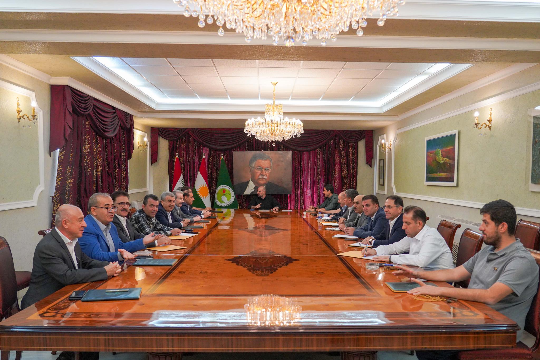 ڕاگەیەندراوی کۆبوونەوەی مەکتەبی سیاسی یەکێتیی نیشتمانیی کوردستان