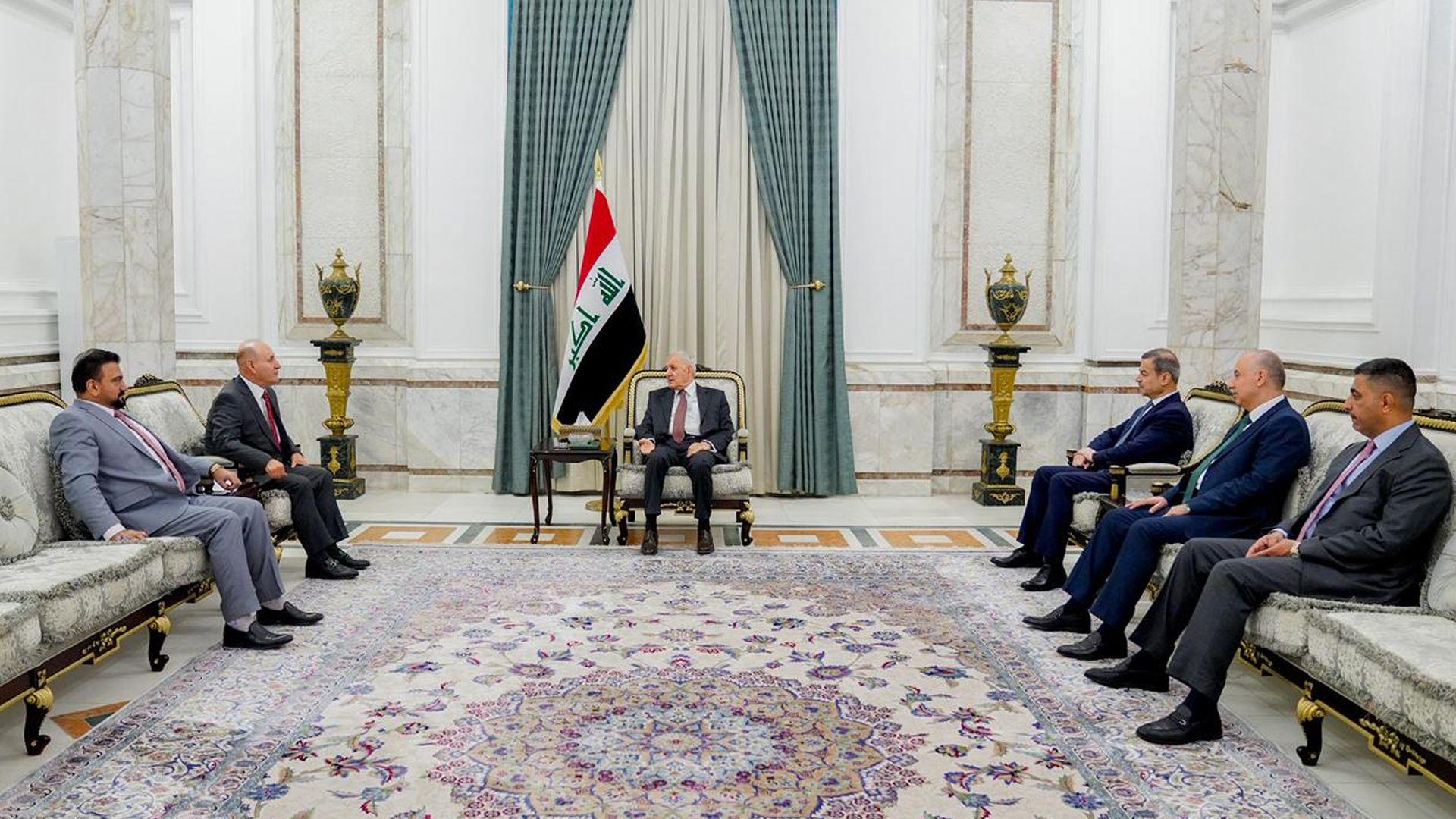 سەرۆک کۆمار پێشوازی لە وەفدێکی کۆمسیۆنی باڵای سەربەخۆی هەڵبژاردنەکان دەکات