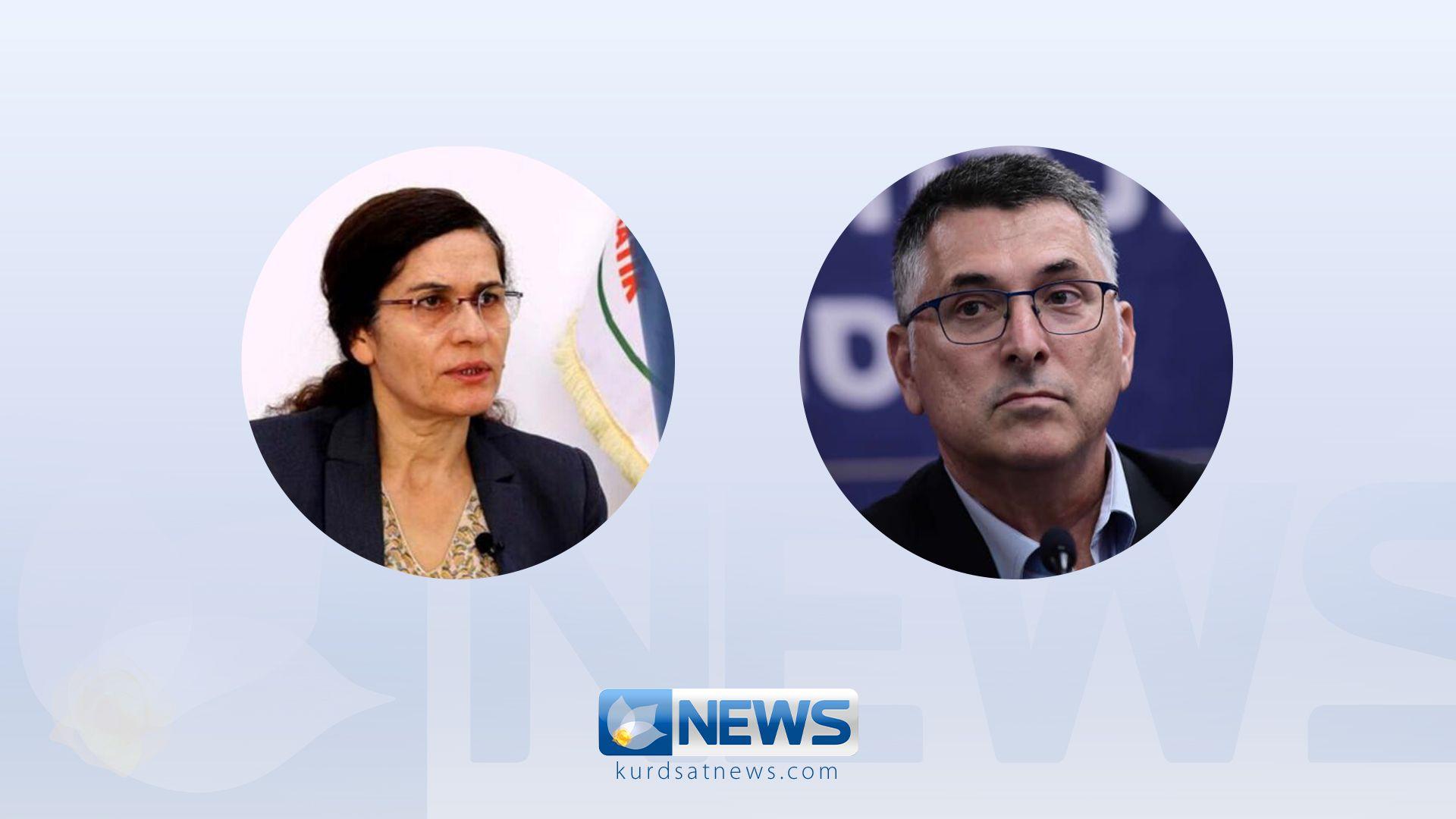 ئیلهام ئەحمەد و وەزیری دەرەوەی ئیسرائیل پەیوەندییەکی تەلەفۆنییان ئەنجامدا