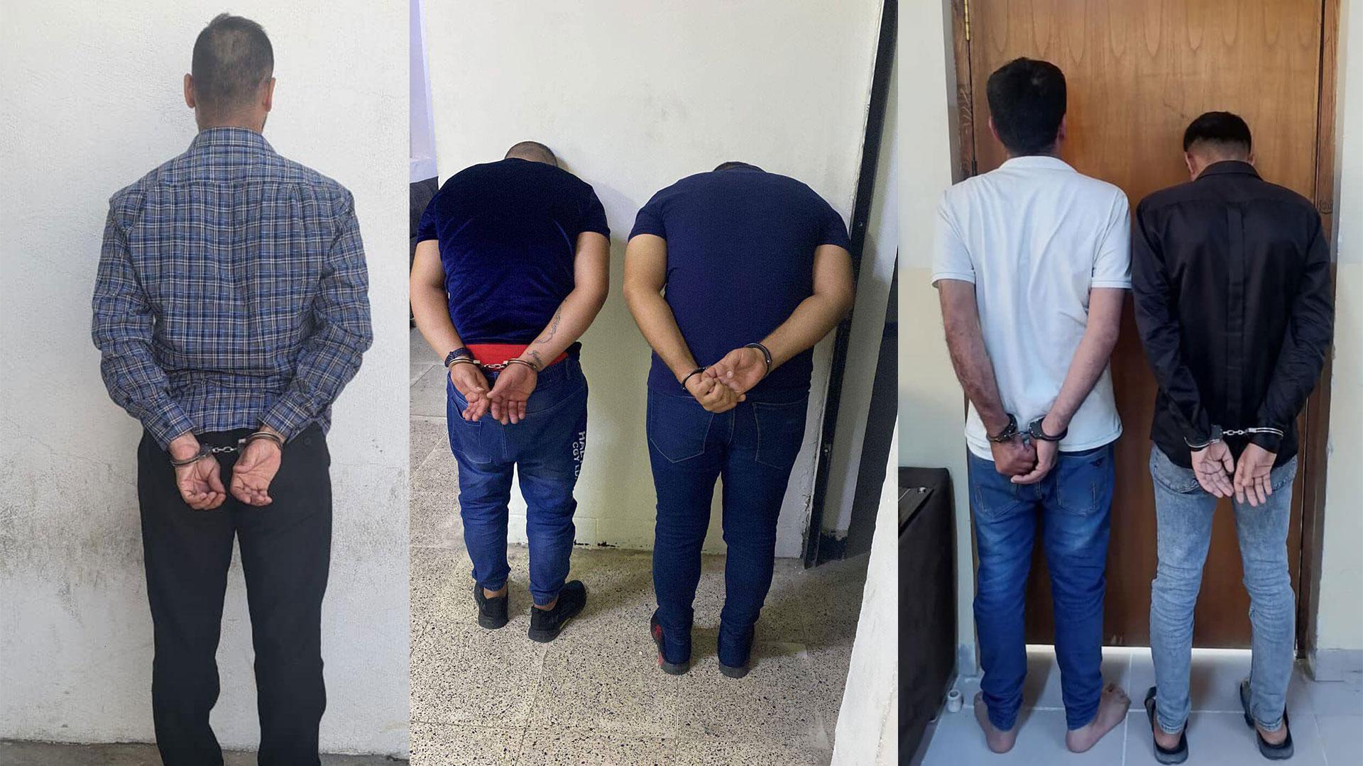 بە تۆمەتی دزیکردن پێنج کەس لە سلێمانی دەستگیرکران