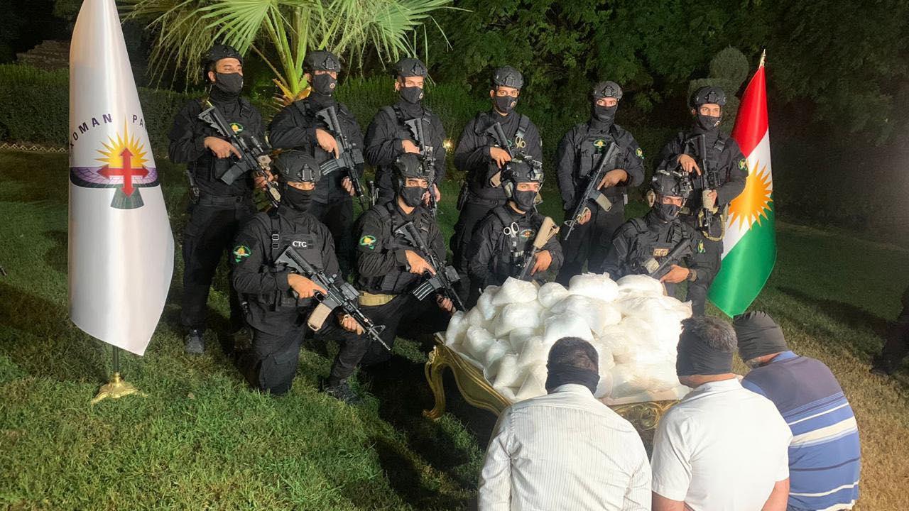 Kurdistan CTG seizes record 85 kilos of crystal meth